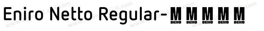 Eniro Netto Regular字体转换